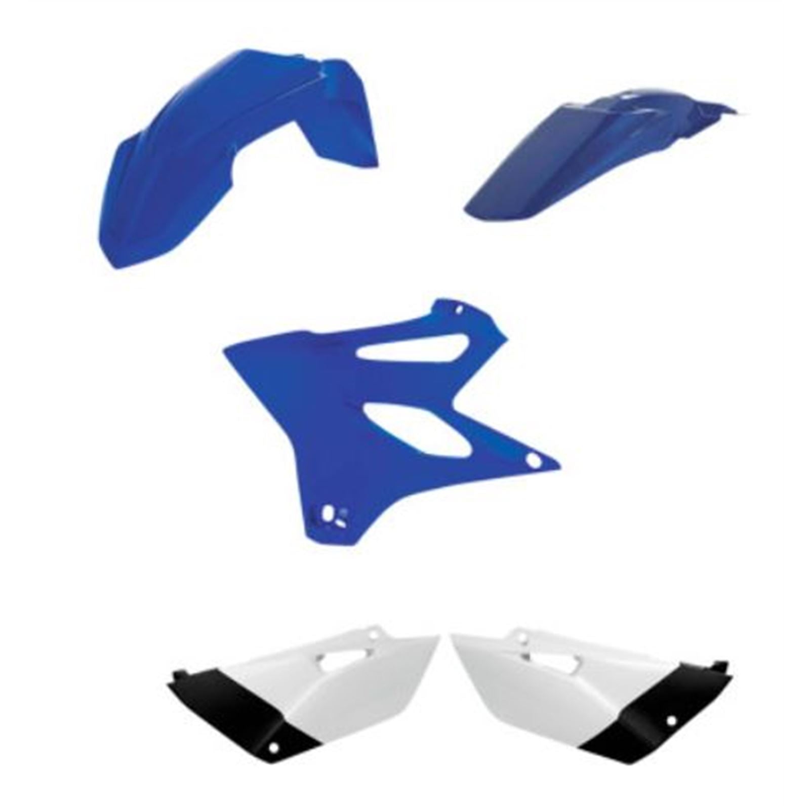 Acerbis Standard Replacement Body Kit for Yamaha YZ85 - Black/Blue/White 2403017118_734211
