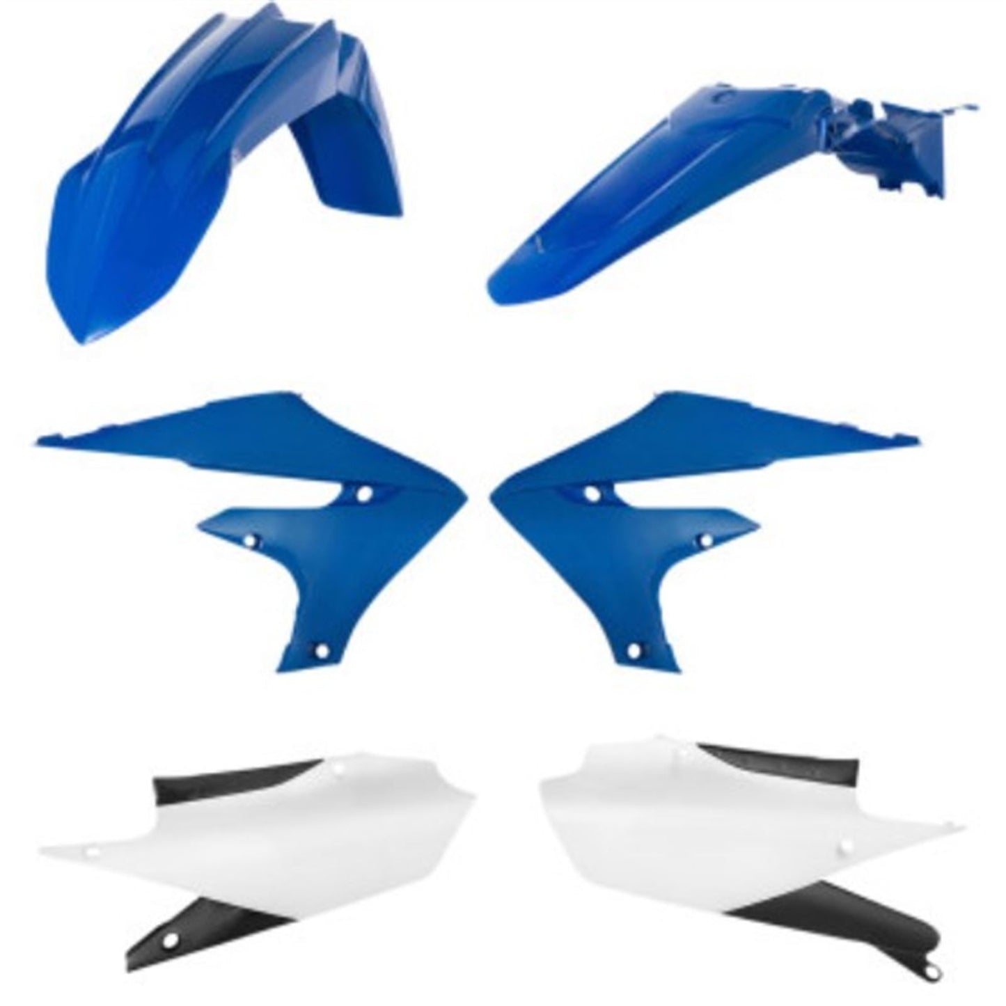 Acerbis Standard Replacement Body Kit for Yamaha YZF - Black/Blue/White 2685917118_675199