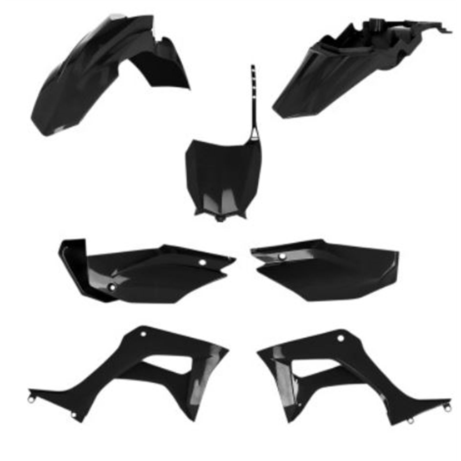 Acerbis Full Replacement Body Kit - Black - CRF110F 2861930001_734212