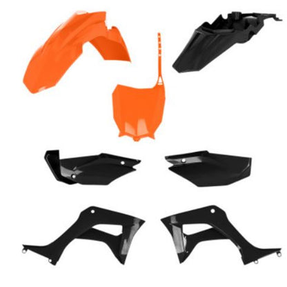 Acerbis Full Replacement Body Kit - Orange/Black - CRF110F 2861935225_734219