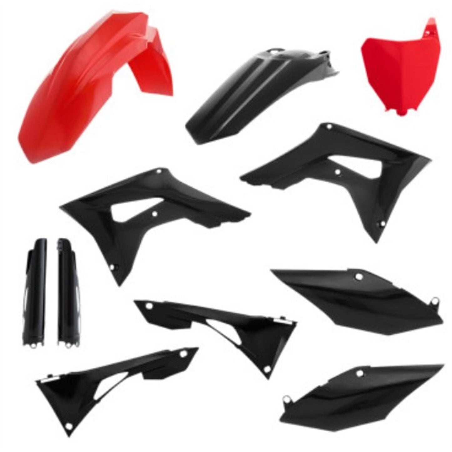 Acerbis Full Replacement Body Kit - Red/Black fits Honda CRF 2736251018_675201