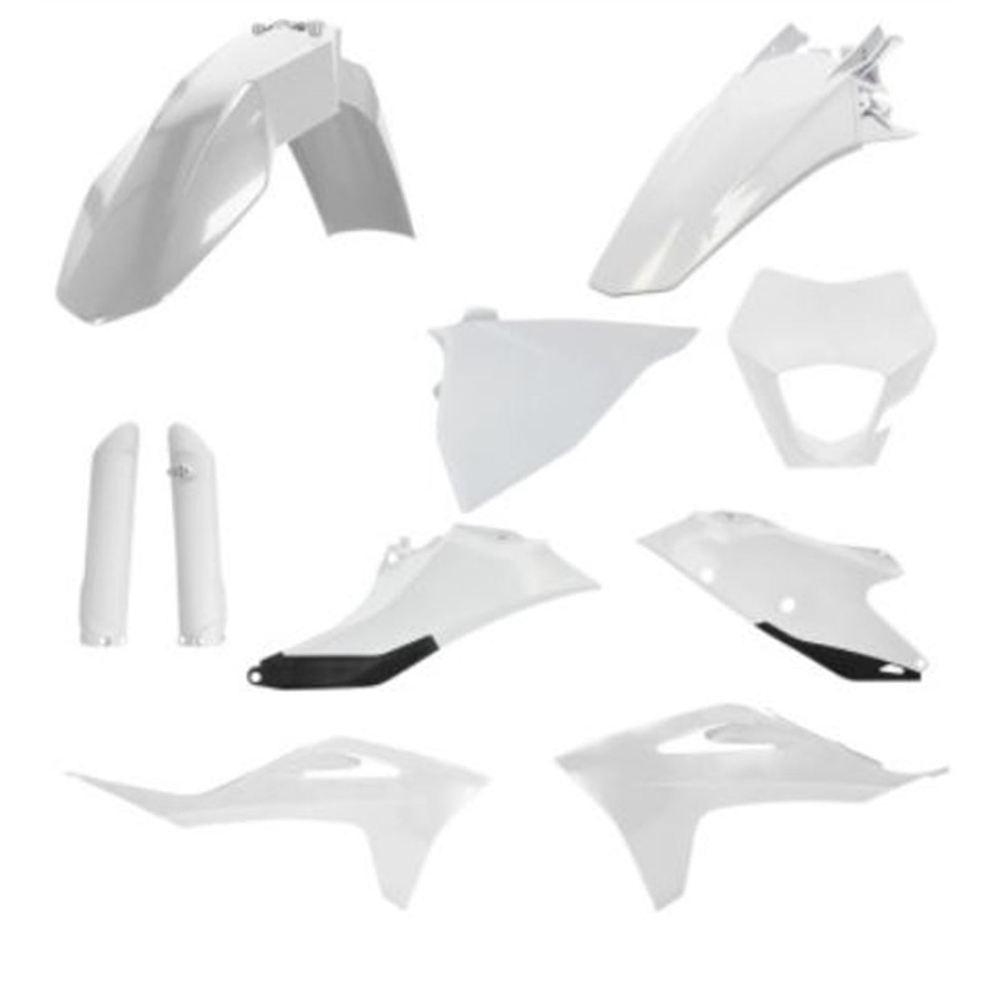 Acerbis Full Replacement Body Kit - White/Black - GasGas 2872811035_734235