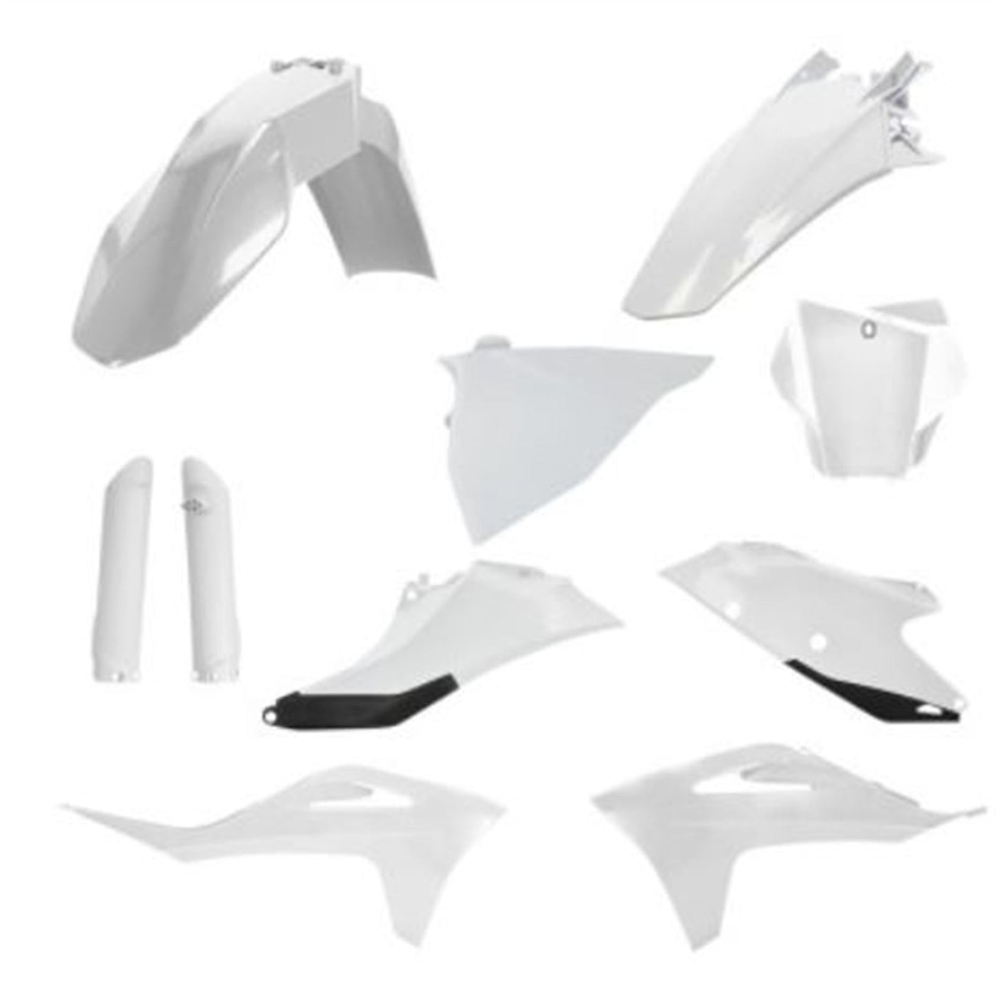 Acerbis Full Replacement Body Kit - White/Black - GasGas 2872791035_734240