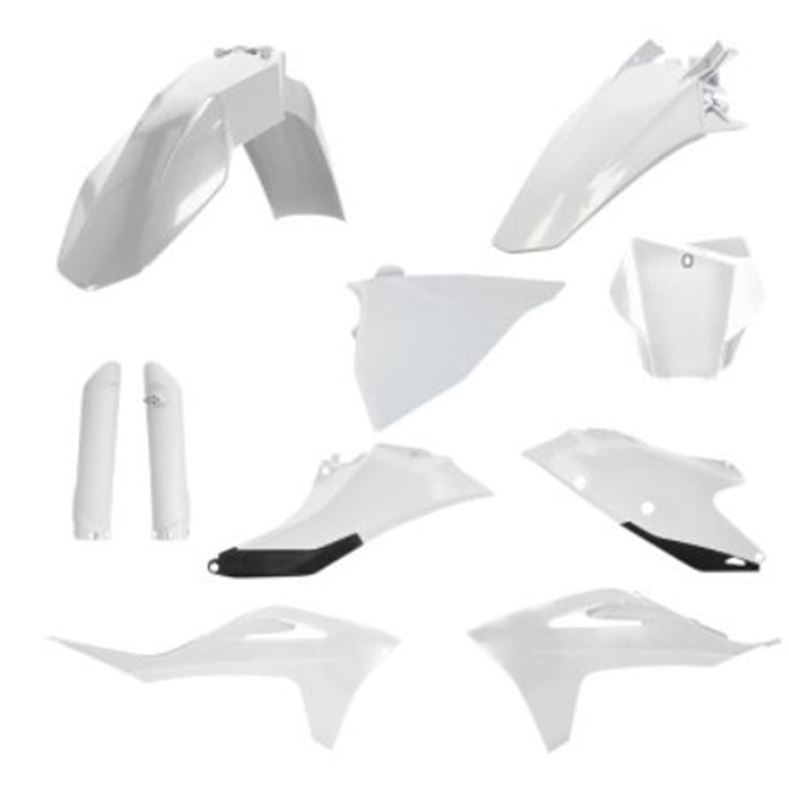 Acerbis Full Replacement Body Kit - White/Black - GasGas 2872791035_734240