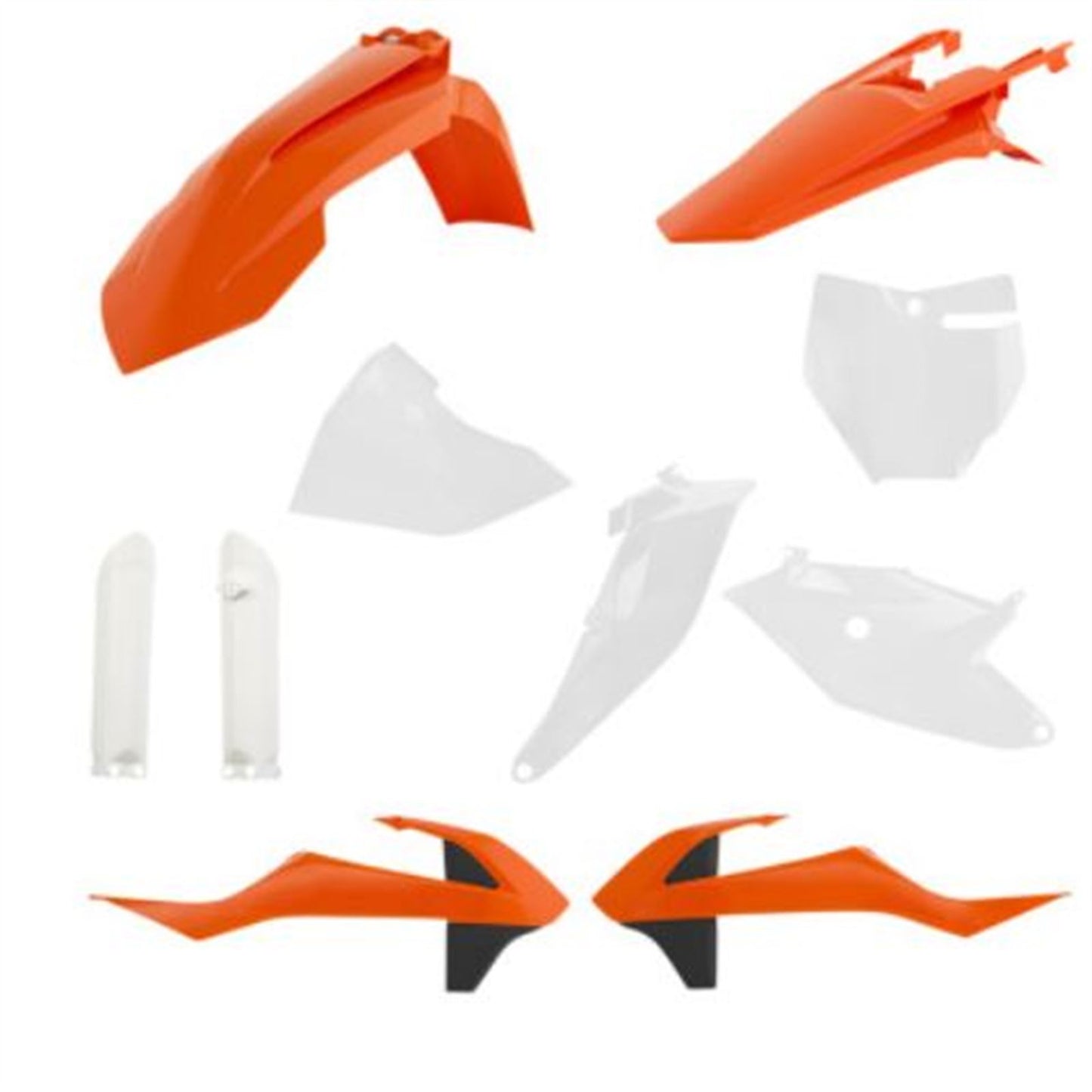 Acerbis Full Replacement Body Kit for SX/MC - Orange/White/Black 2686027118_734250