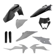Acerbis Full Replacement Body Kit - Black/Gray for KTM 2791541001_734251