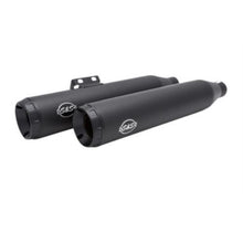 S&S Cycle Grand National 50 State Mufflers - Black 550-0754B_730704