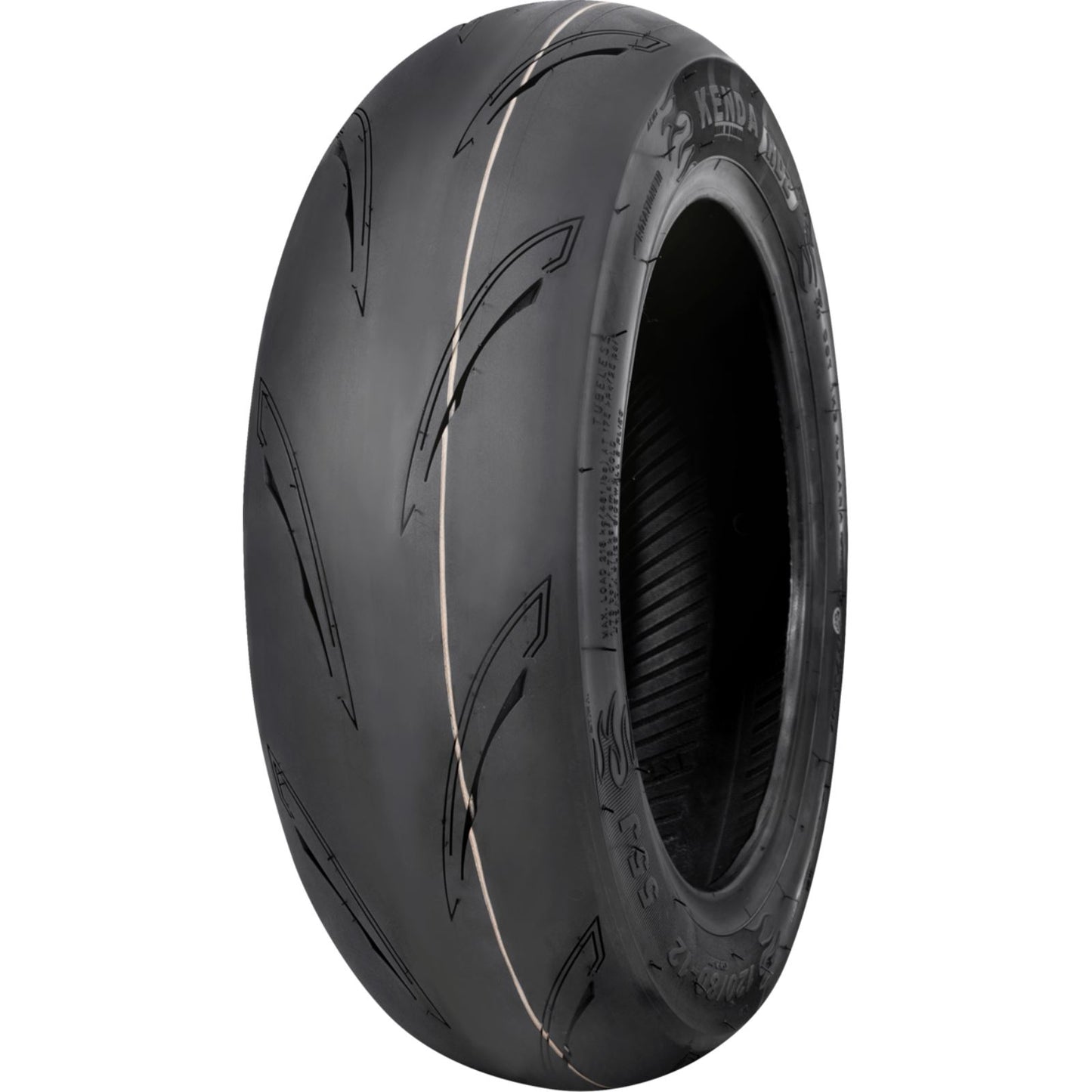 Kenda - Powersports Kwick KD2 Scooter Tire 120/80-12, Rear [MPN: 04KD21208012]_1401466