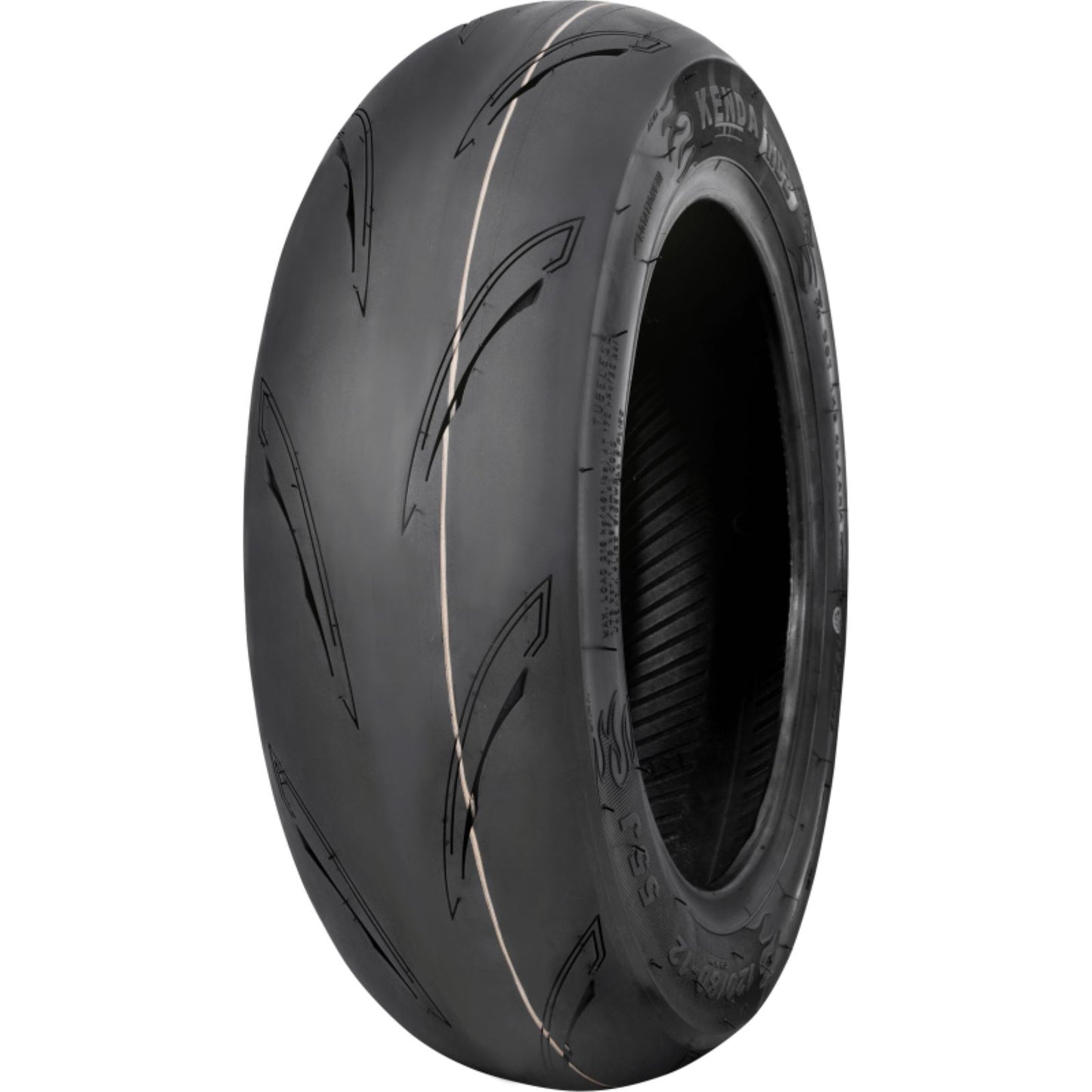 Kenda - Powersports Kwick KD2 Scooter Tire 120/80-12, Rear [MPN: 04KD21208012]_1460507
