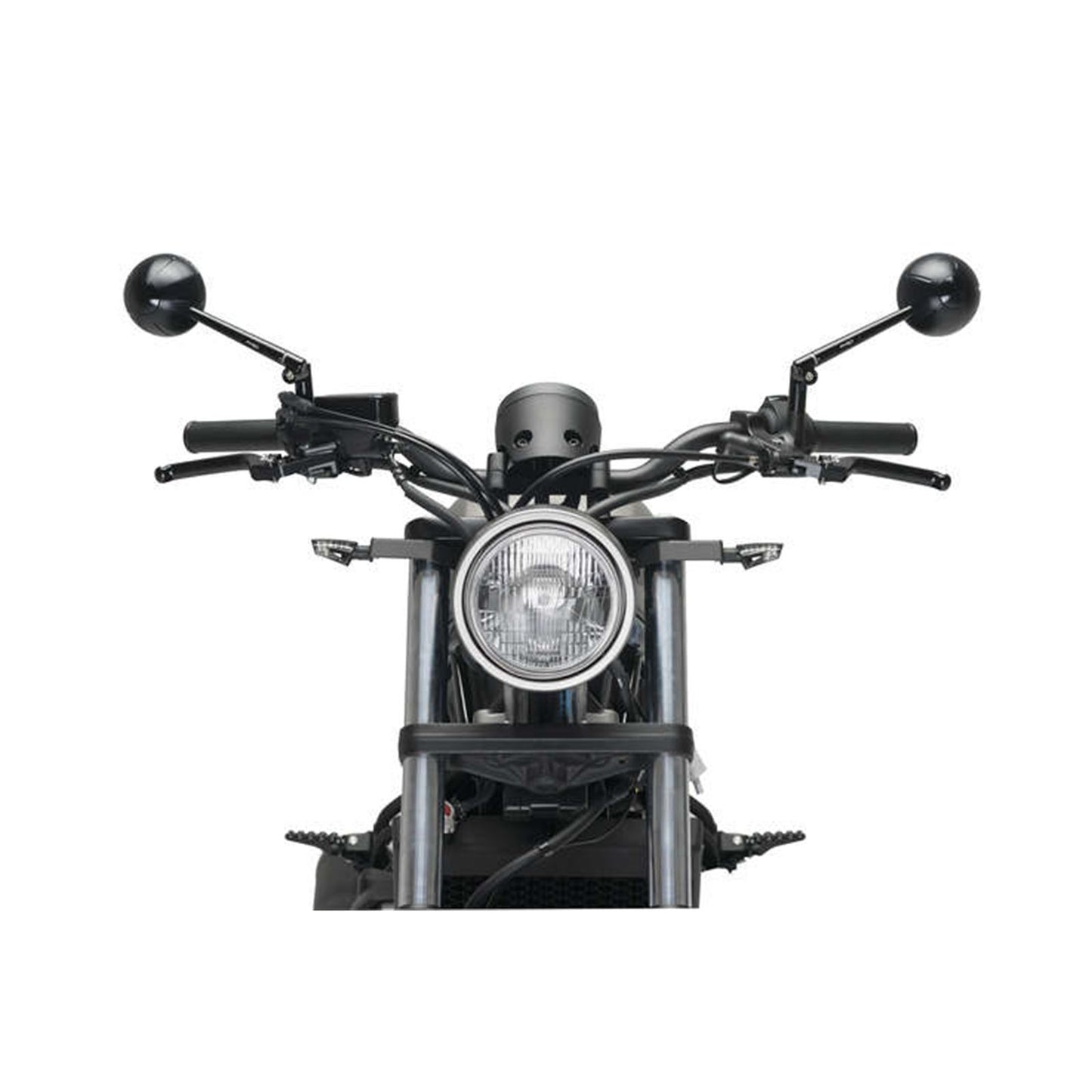 Puig Retro Mirror - Right Side - Black [MPN: 9794N]_995994