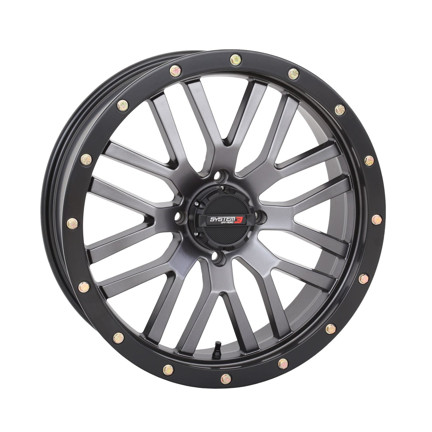 System 3 ST-3 Simulated Beadlock Wheel 20x6.5, 4/137, 4+2.5, Grey 20S3-1537_1308571