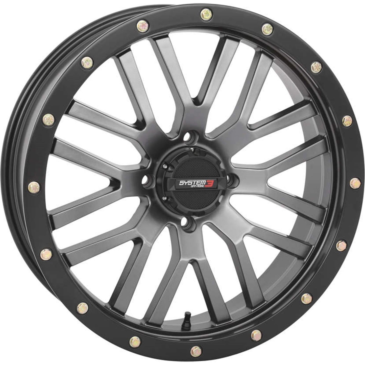 System 3 ST-3 Simulated Beadlock Wheel 20x6.5, 4/137, 4+2.5, Grey 20S3-1537_991124