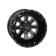 System 3 ST-4 Aluminum Wheel 14x7, 4/110, 2+5, Black/Machined 14S3-4111_1308474