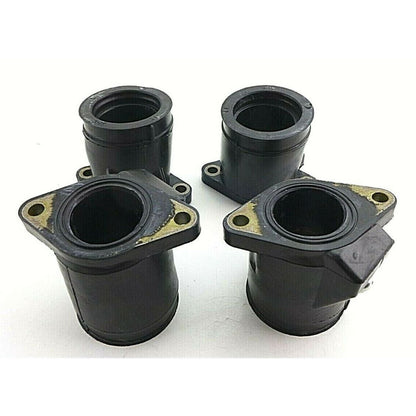 2FastMoto 4 Piece Rubber Intake Carburetor Insulator Boot For Yamaha FZR600 [MPN: 3HE-13586-00]_871408