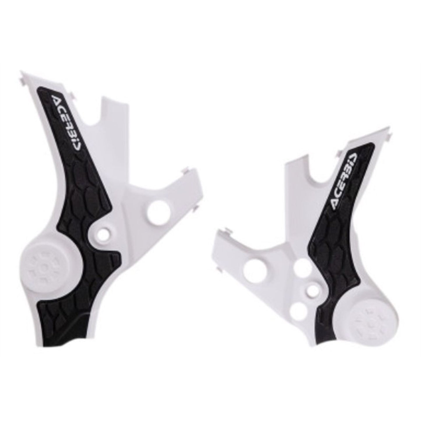 Acerbis X-Grip Frame Guards - White/Black for Honda 2858821035_674960