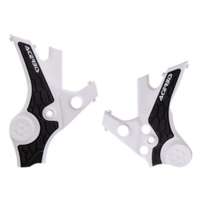 Acerbis X-Grip Frame Guards - White/Black for Honda 2858821035_674960