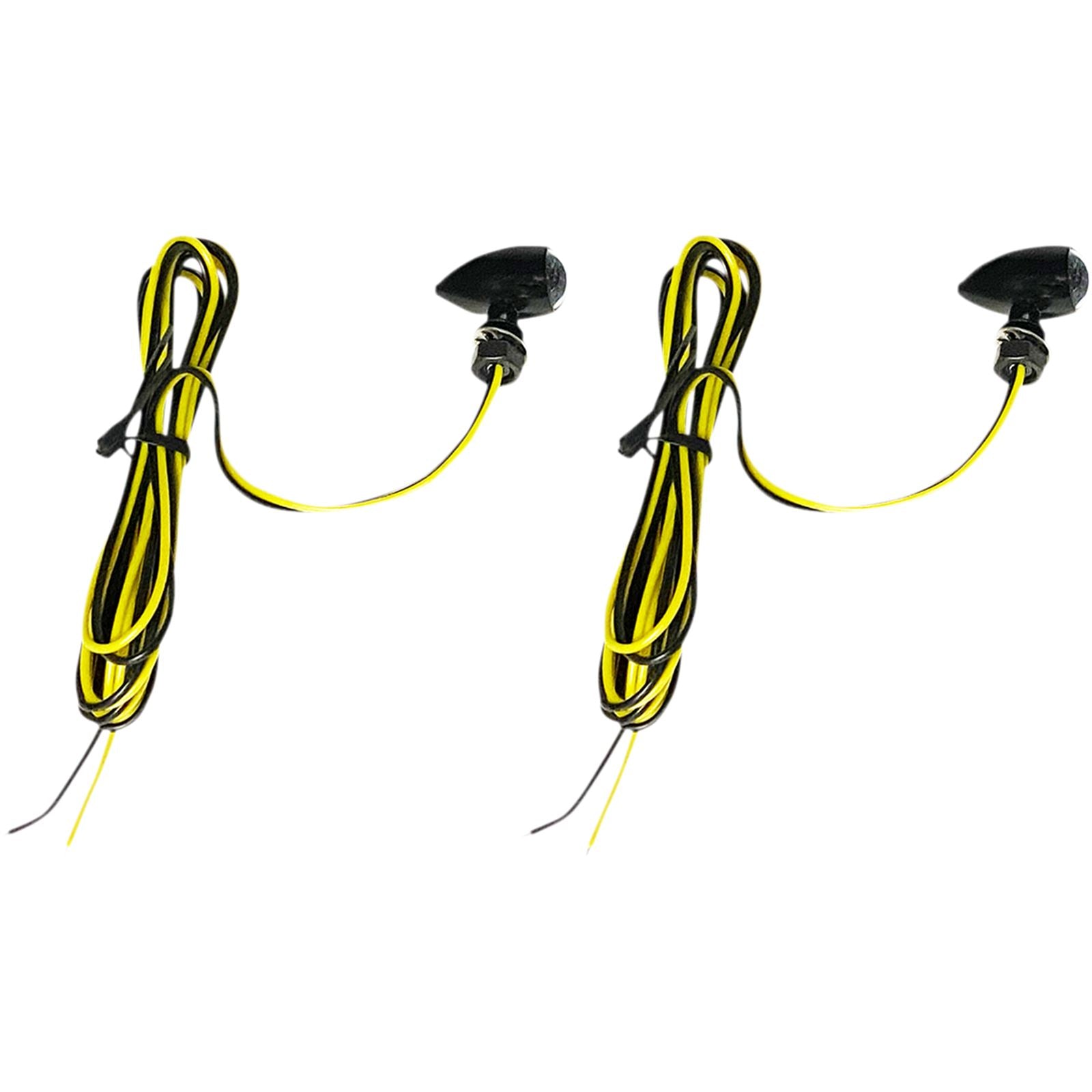 Custom Dynamics Micro Turn Signals - Amber - Black CD-MICRO-A-B_1052146