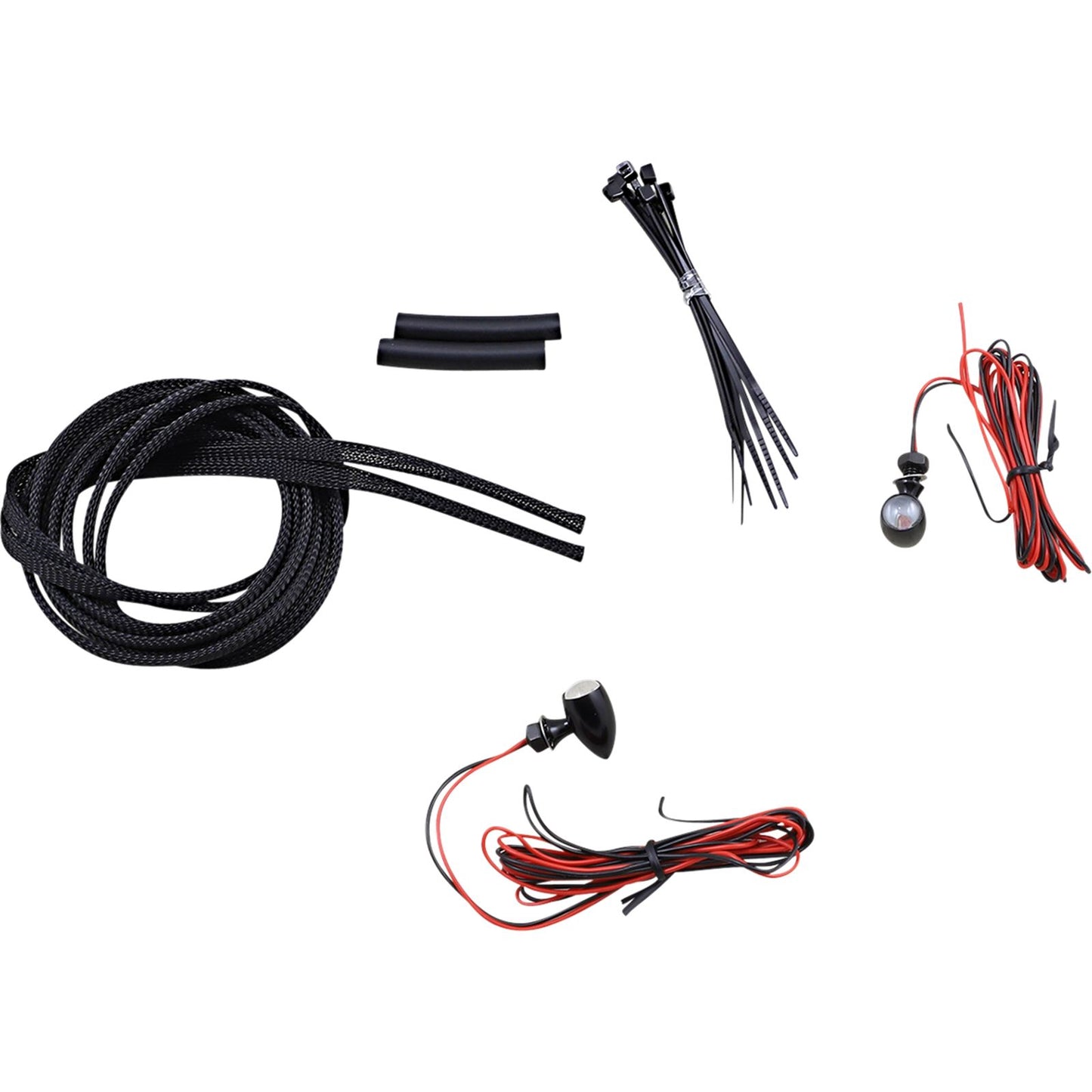 Custom Dynamics Micro Turn Signals - Red -Black CD-MICRO-R-B_1052149