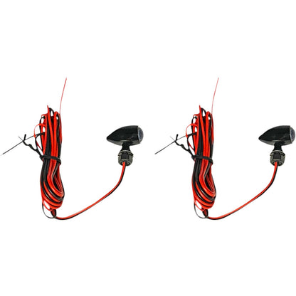 Custom Dynamics Micro Turn Signals - Red -Black CD-MICRO-R-B_1052150