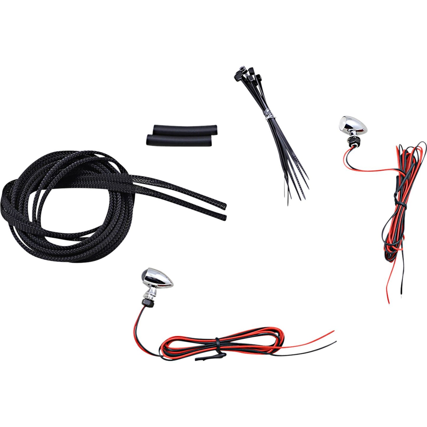 Custom Dynamics Micro Turn Signals - Red -Chrome CD-MICRO-R-C_1052151