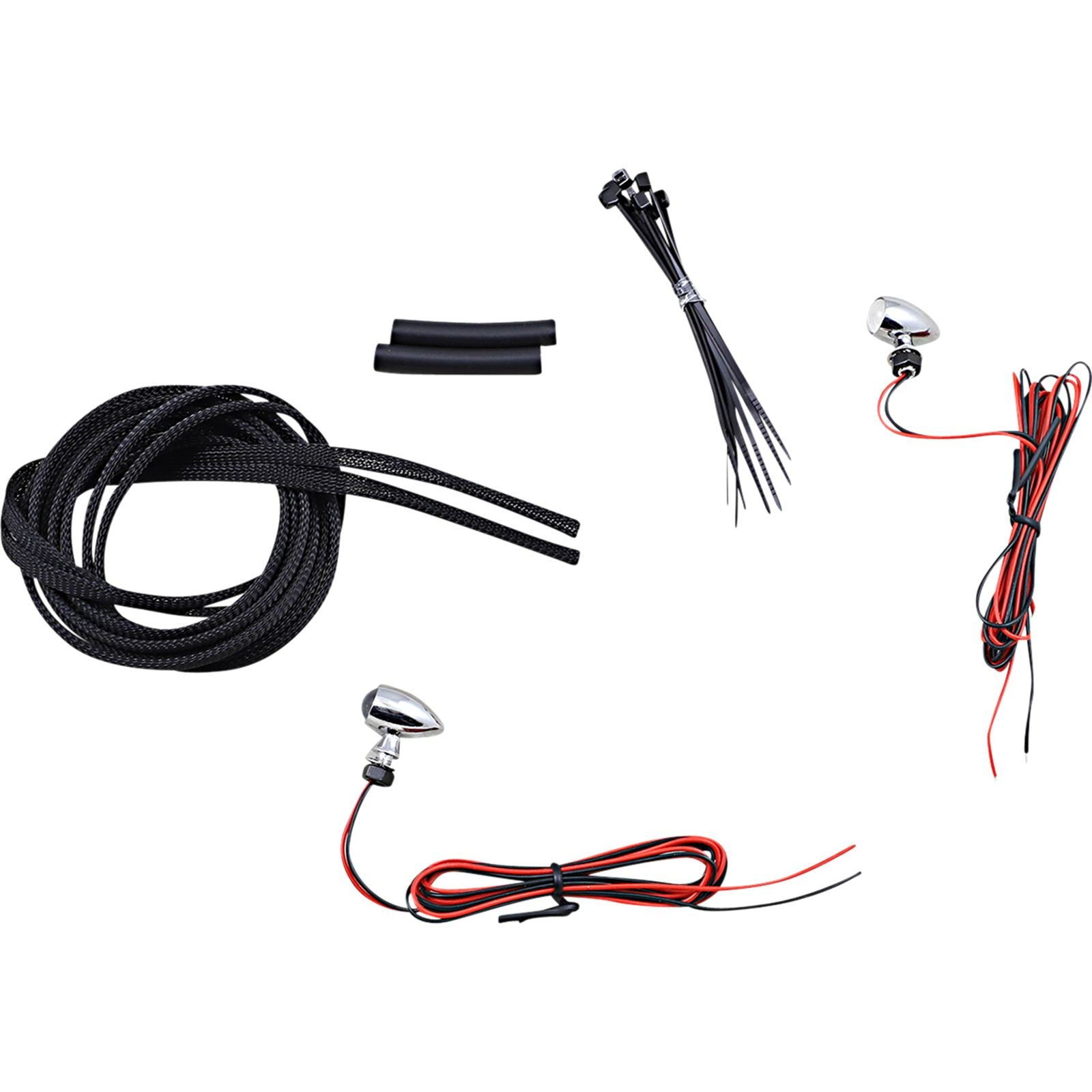 Custom Dynamics Micro Turn Signals - Red -Chrome CD-MICRO-R-C_1052151