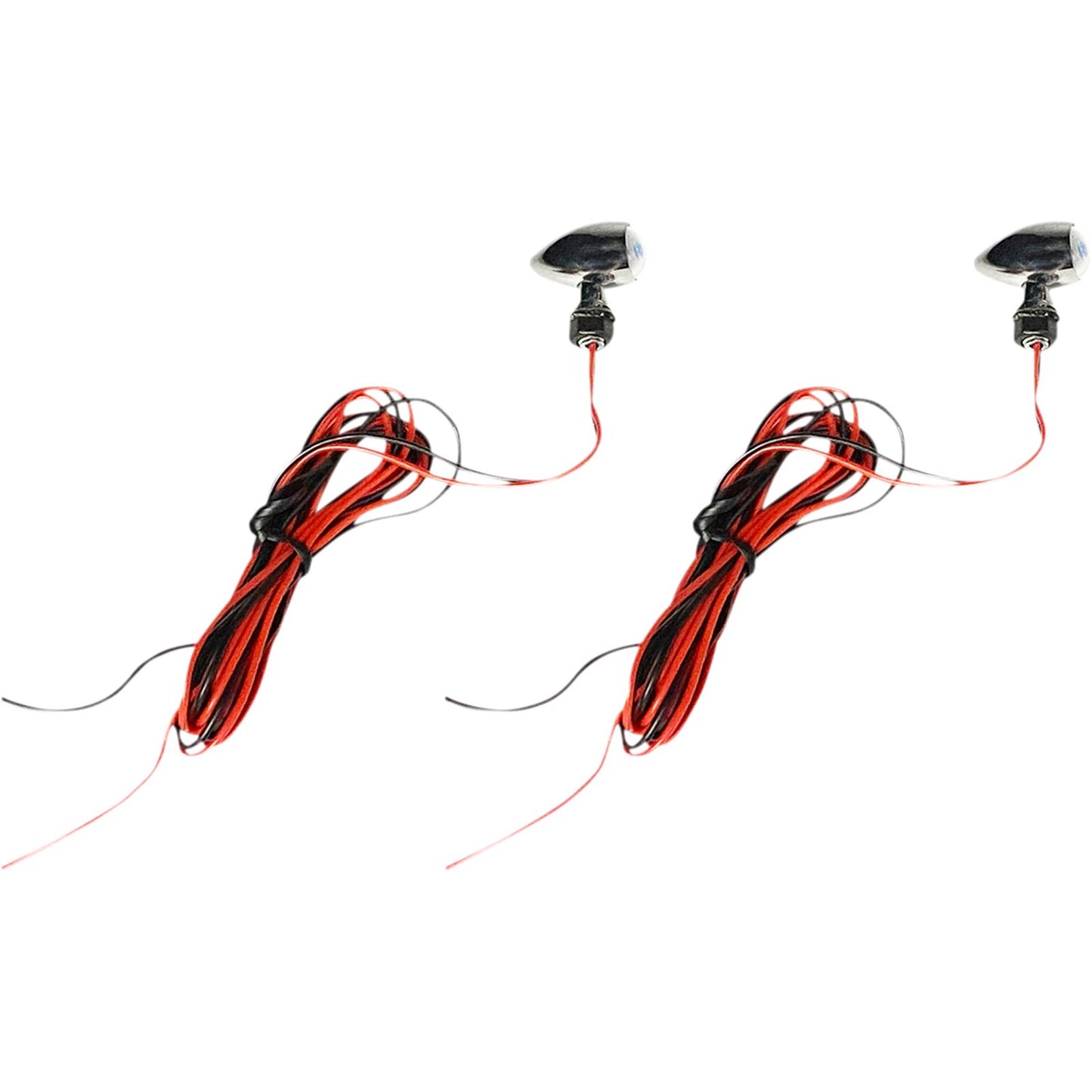 Custom Dynamics Micro Turn Signals - Red -Chrome CD-MICRO-R-C_1052152