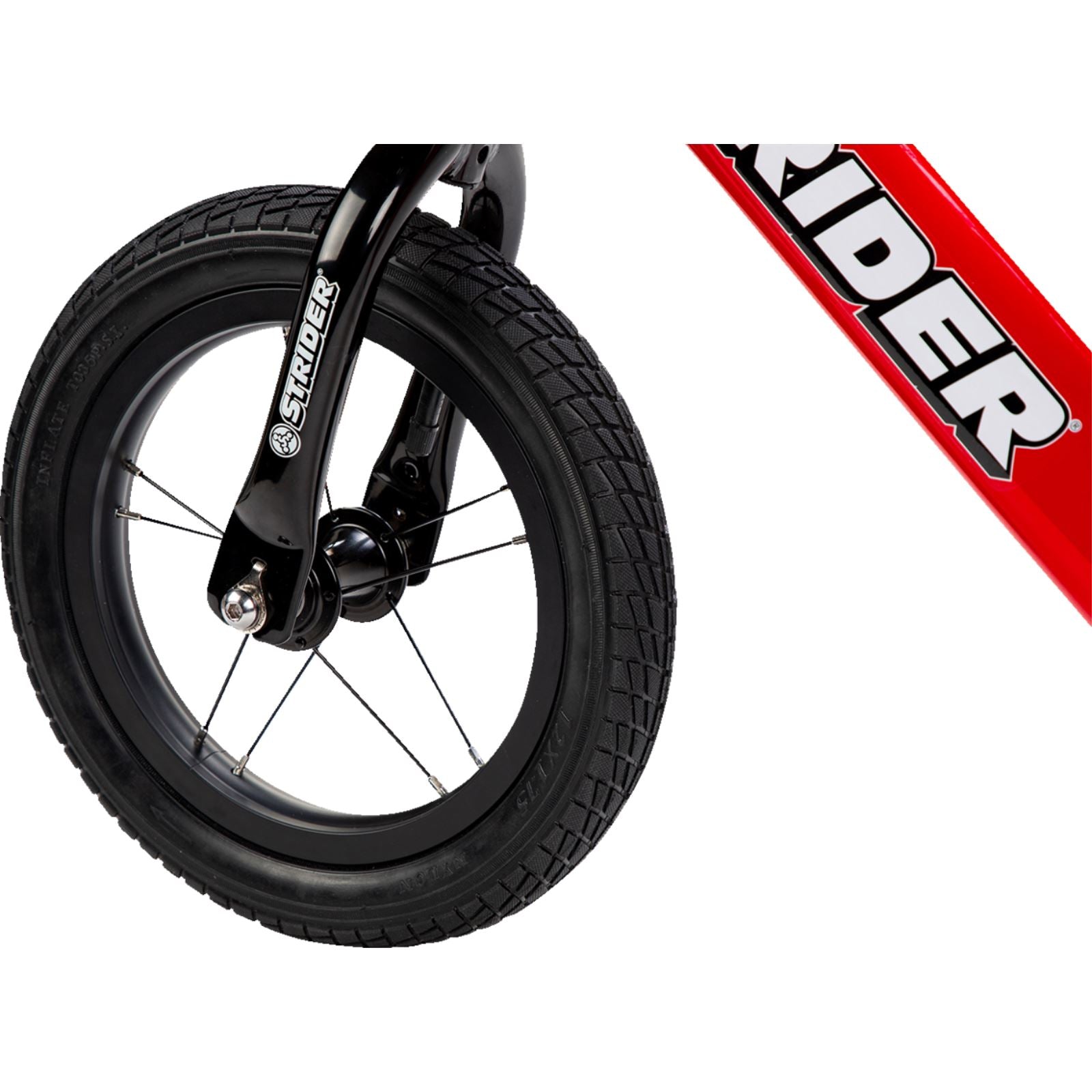 Strider High Traction Wheel/Tire set  [MPN: PWHEEL-12-HT-BK]_1382622