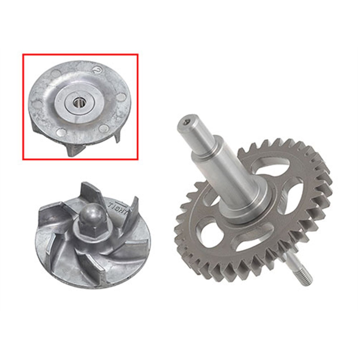 Bronco Water Pump Shaft & Impeller AT-10083A_999386