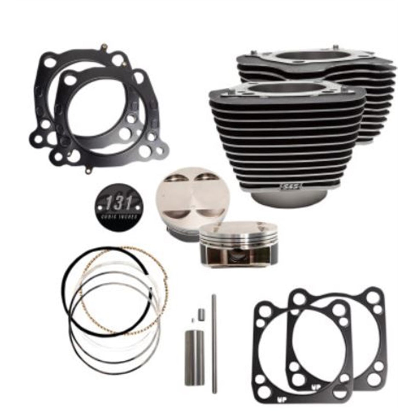 S&S Cycle Cylinder - Standard - 131" - Highlighted Fins - M8 910-0762_730576