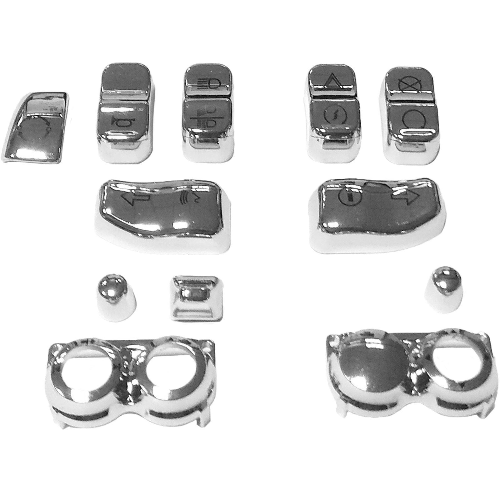 Harddrive Switch Cap Kit - Chrome `16-Up FLHT/FLTR EXC SE Models 370341_1009176