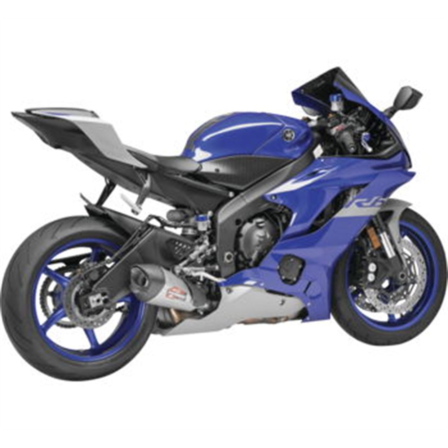 Yoshimura Street Exhaust AT2 Slip-On - Stainless Steel with/Carbon Fiber End Cap 13630BP521_680788