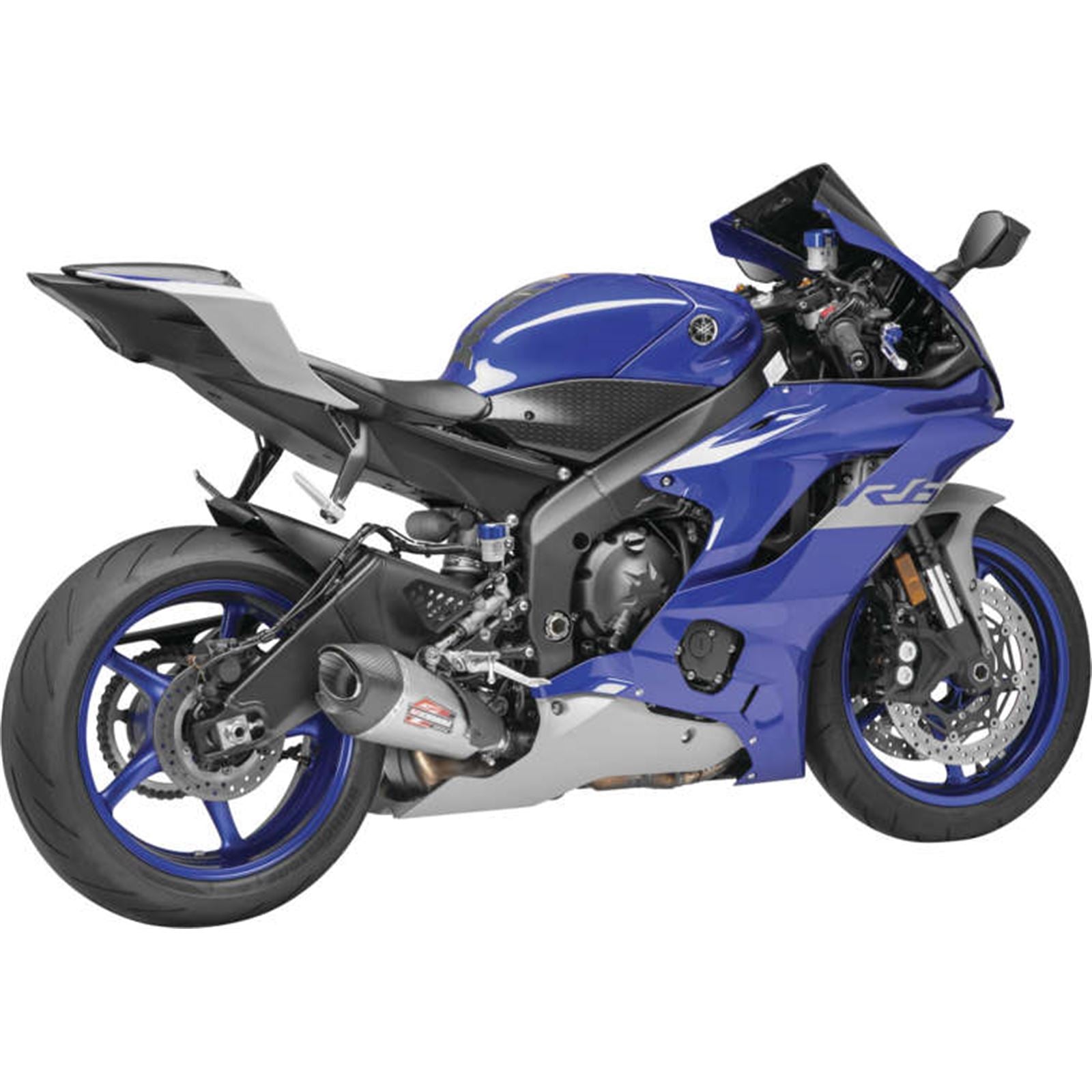 Yoshimura Street Exhaust AT2 Slip-On - Stainless Steel with/Carbon Fiber End Cap 13630BP521_982989