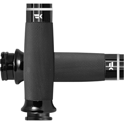 Khrome Werks Grips - Tracer - Custom Contour - TBW - Black [MPN: 500100]_1052206