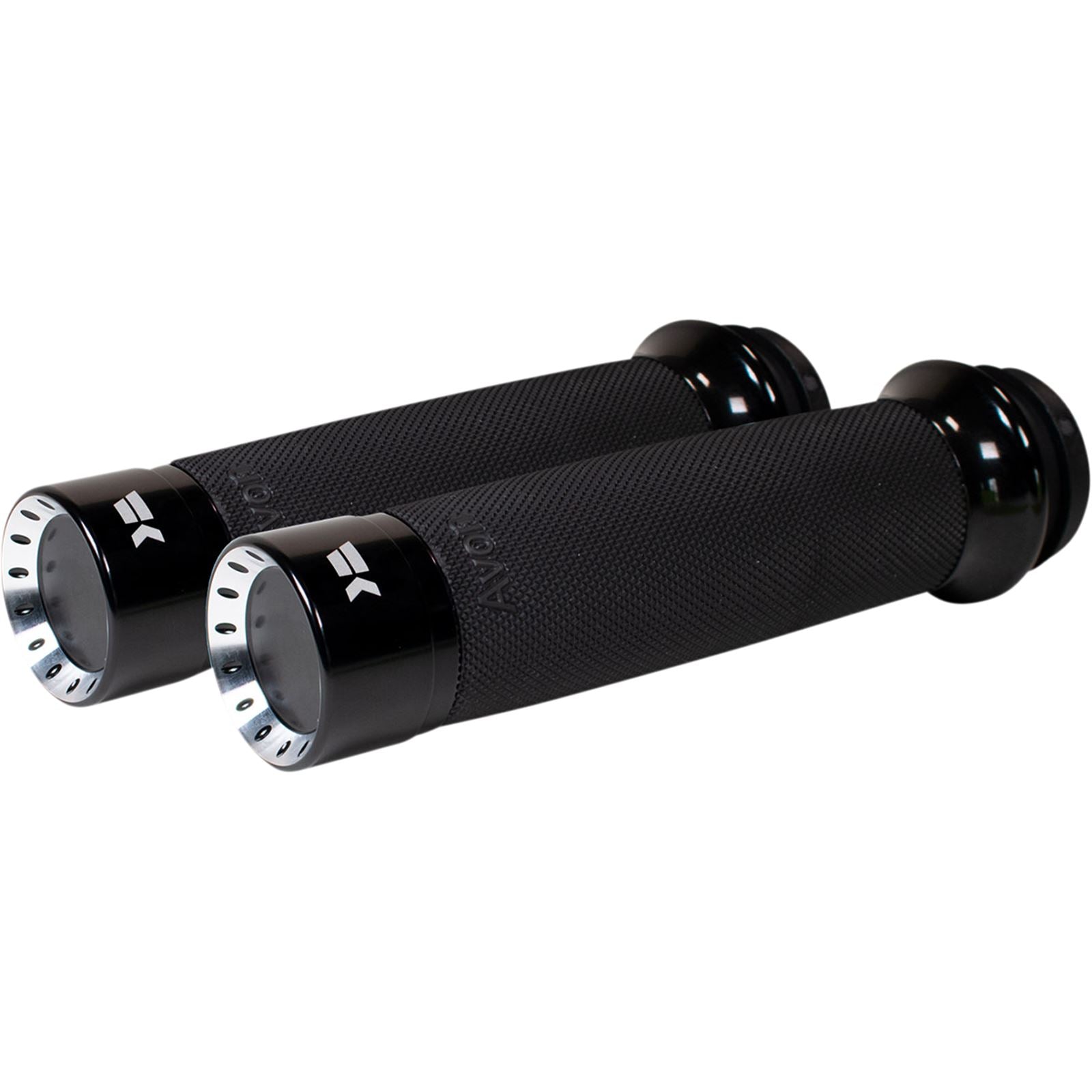 Khrome Werks Grips - Turbine - Custom - TBW - Black [MPN: 500120]_1052210