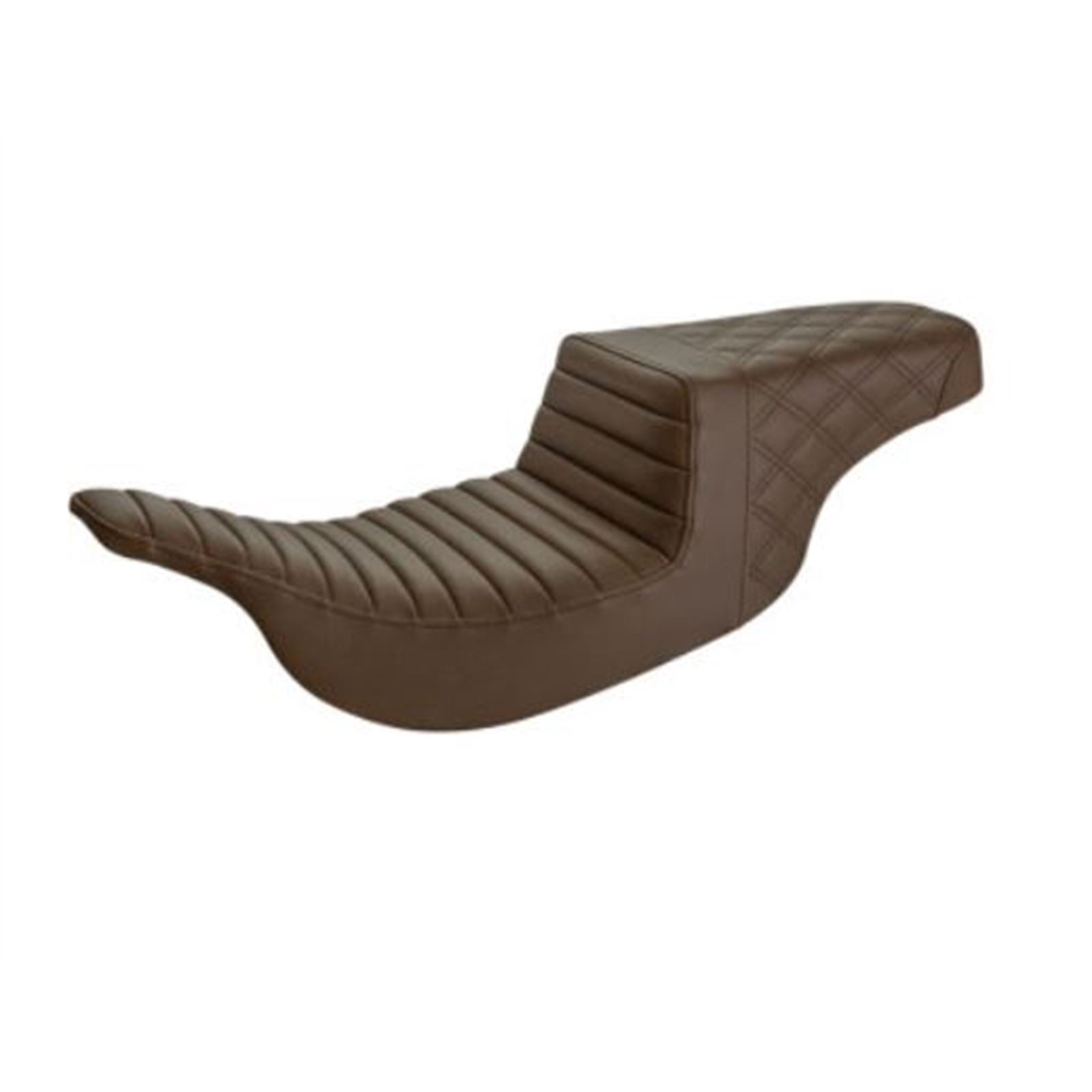 Saddlemen Step Up Seat Tuck and Roll/Lattice Stitched Brown [MPN: 897-07-176BR]_640123