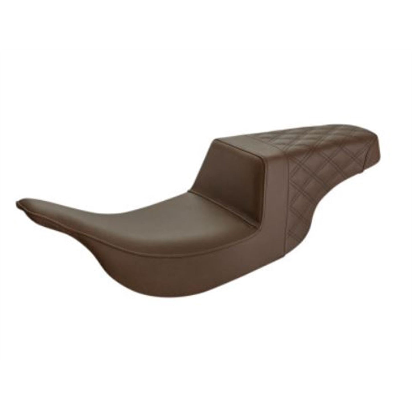 Saddlemen Step Up Seat Rear Lattice Stitched Brown 897-07-173BR_640121
