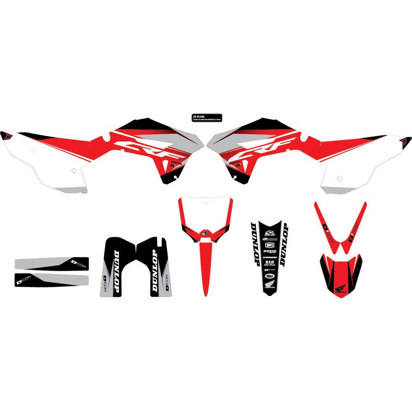 D'Cor Graphic Kit - Cor 9 for Honda [MPN: 20-10-444]_726129