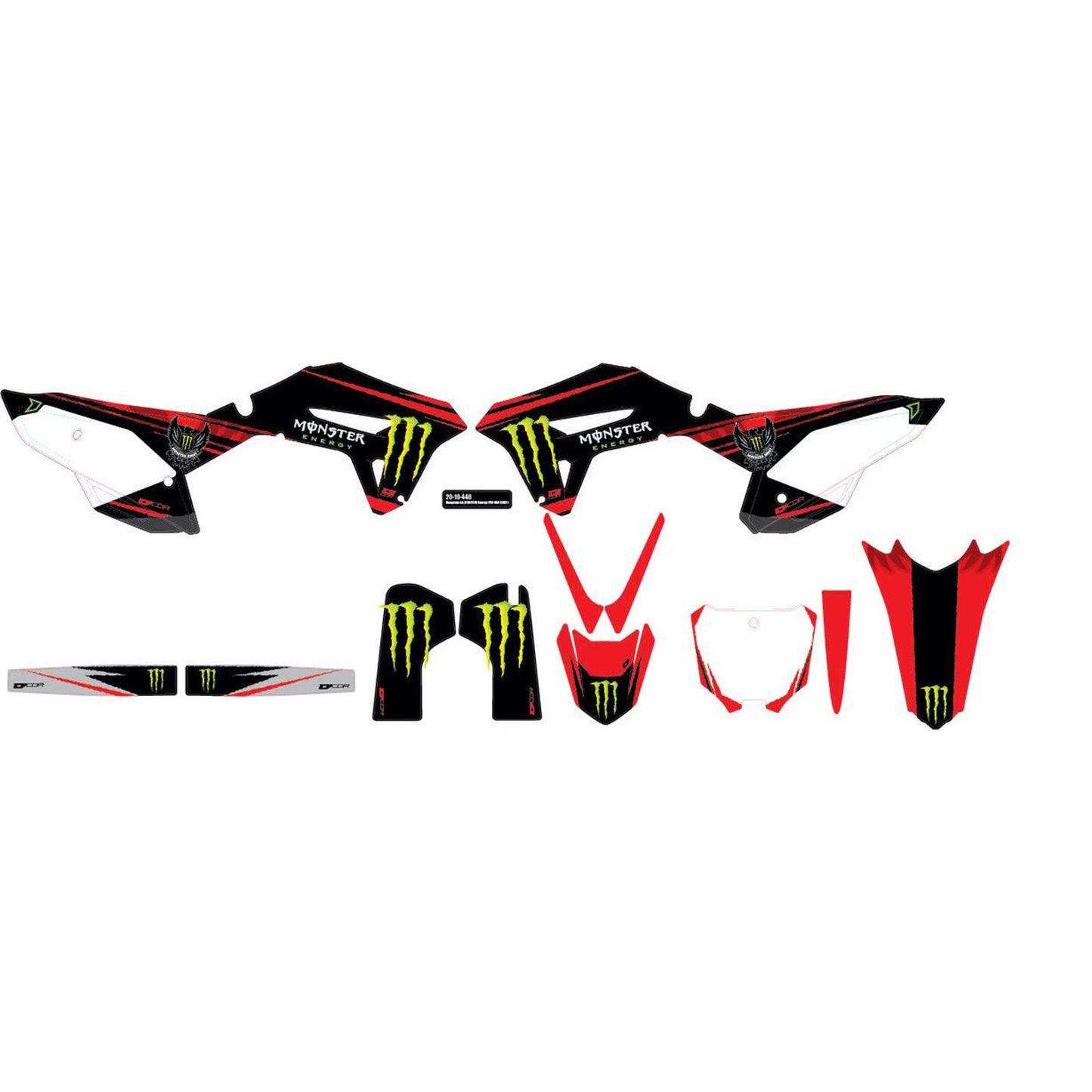 D'Cor Graphic Kit - Monster for Honda [MPN: 20-10-446]_726130