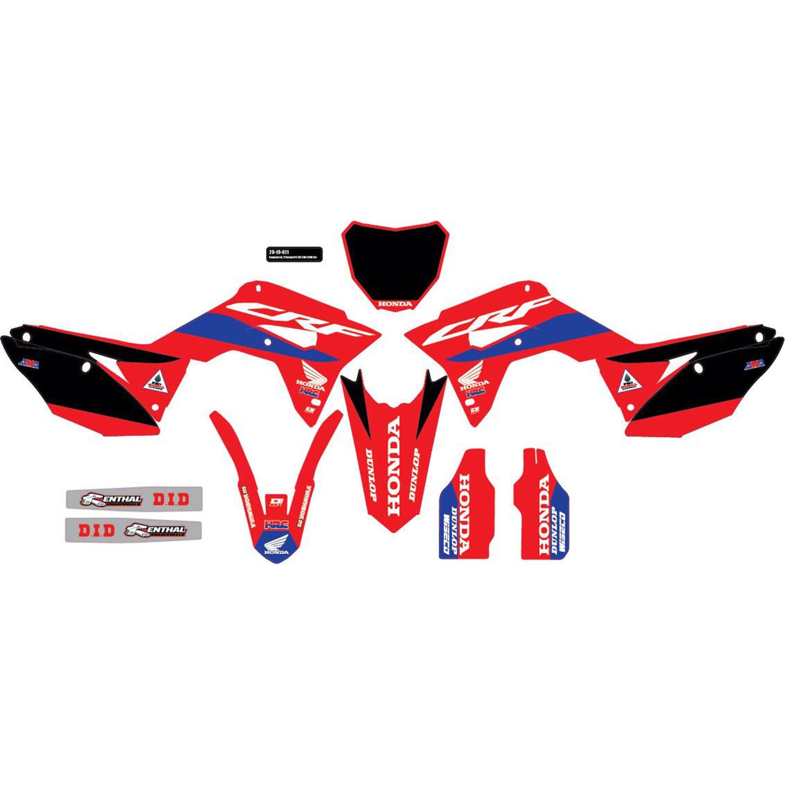 D'Cor Graphic Kit - HRC for Honda [MPN: 20-10-611]_726132