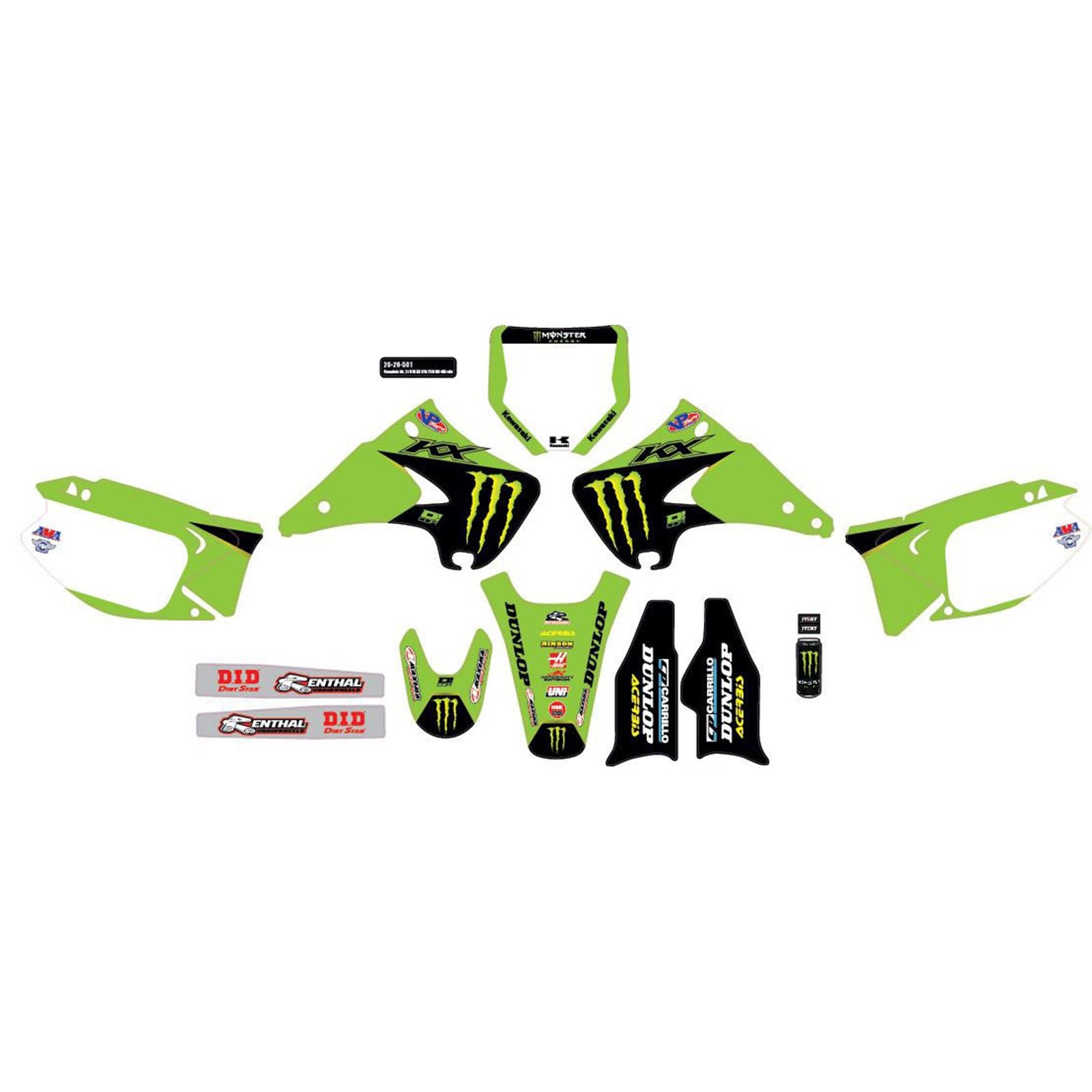 D'Cor Graphic Kit - '21 MEK for Kawasaki [MPN: 20-20-501]_726140