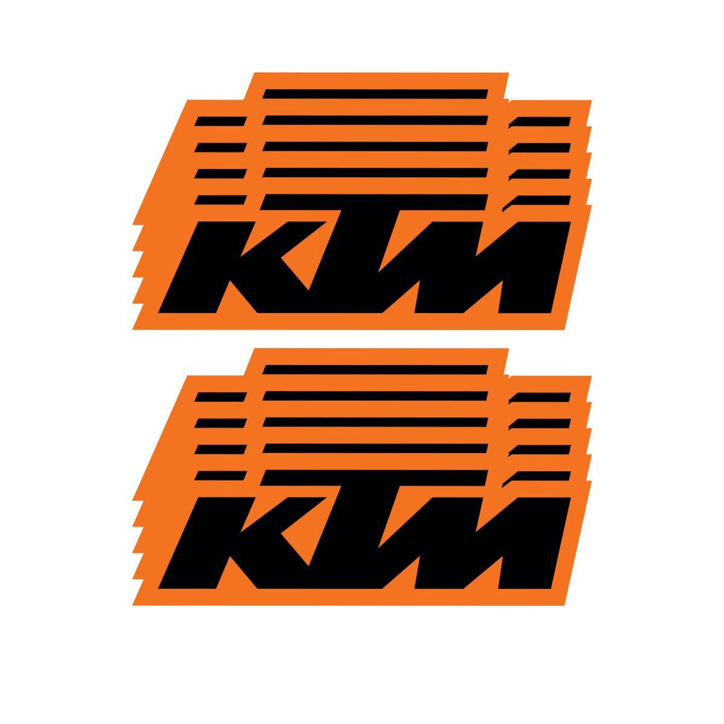 D'Cor KTM Decal - 6" - 10 Pack [MPN: 40-30-107]_726277