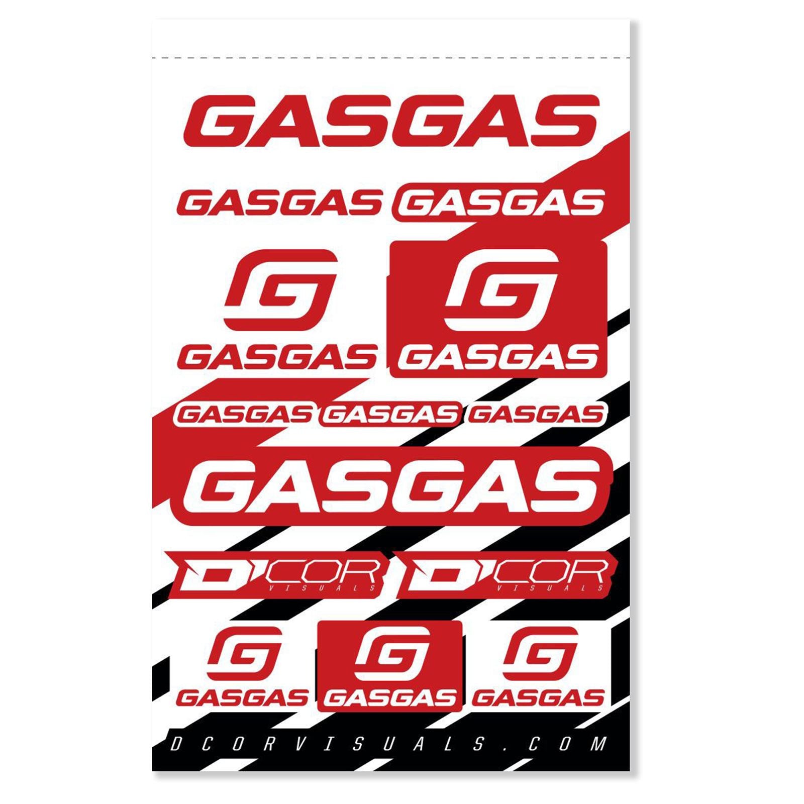D'Cor GasGas Decal Sheet [MPN: 40-65-100]_726285