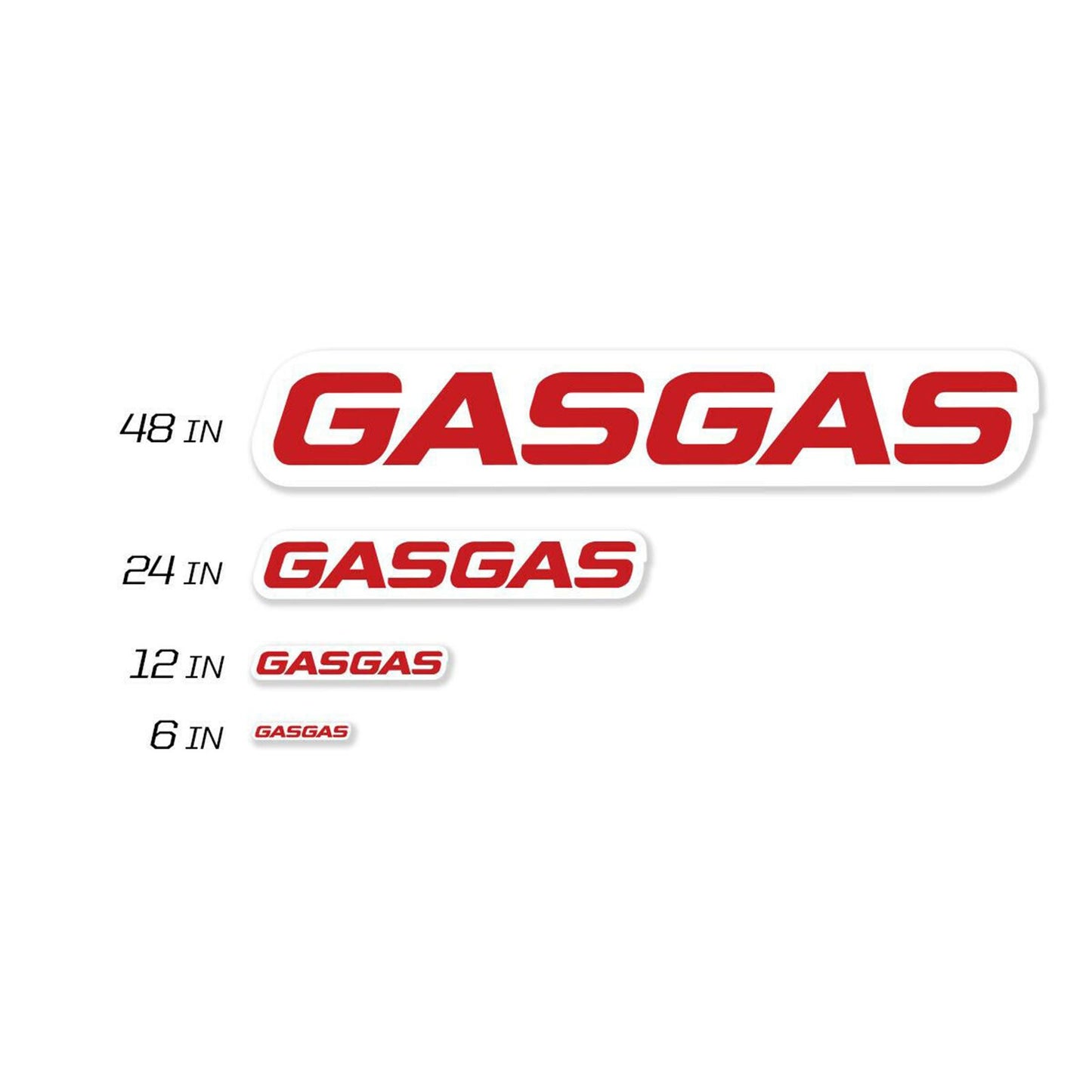 D'Cor GasGas Decal - 6" [MPN: 40-65-106]_726274