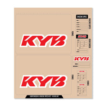 D'Cor KYB Decal Kit - Red [MPN: 40-80-142]_726237