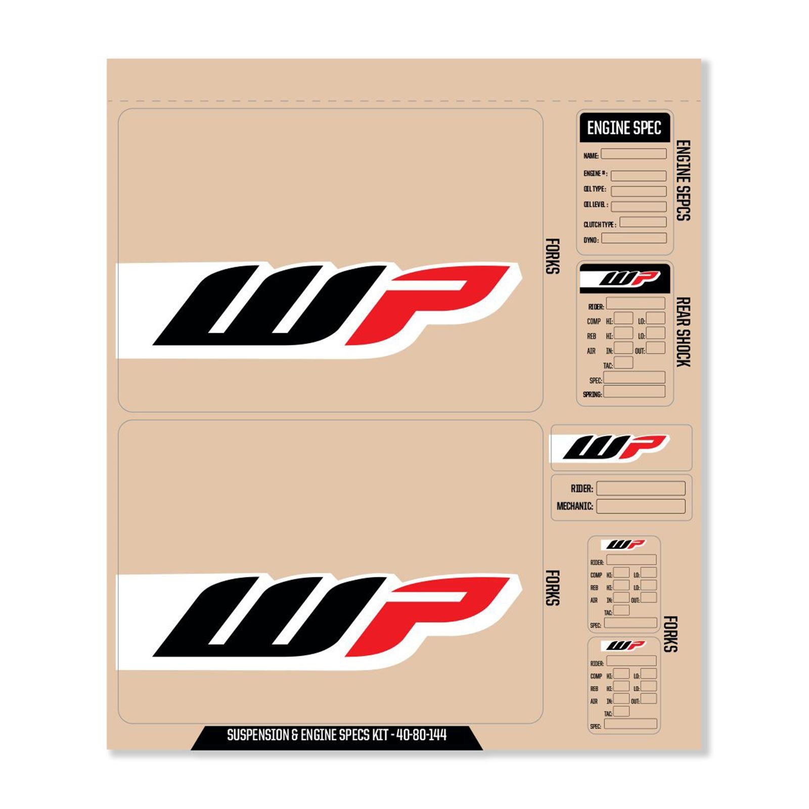 D'Cor WP Decal Kit - Black [MPN: 40-80-144]_726236