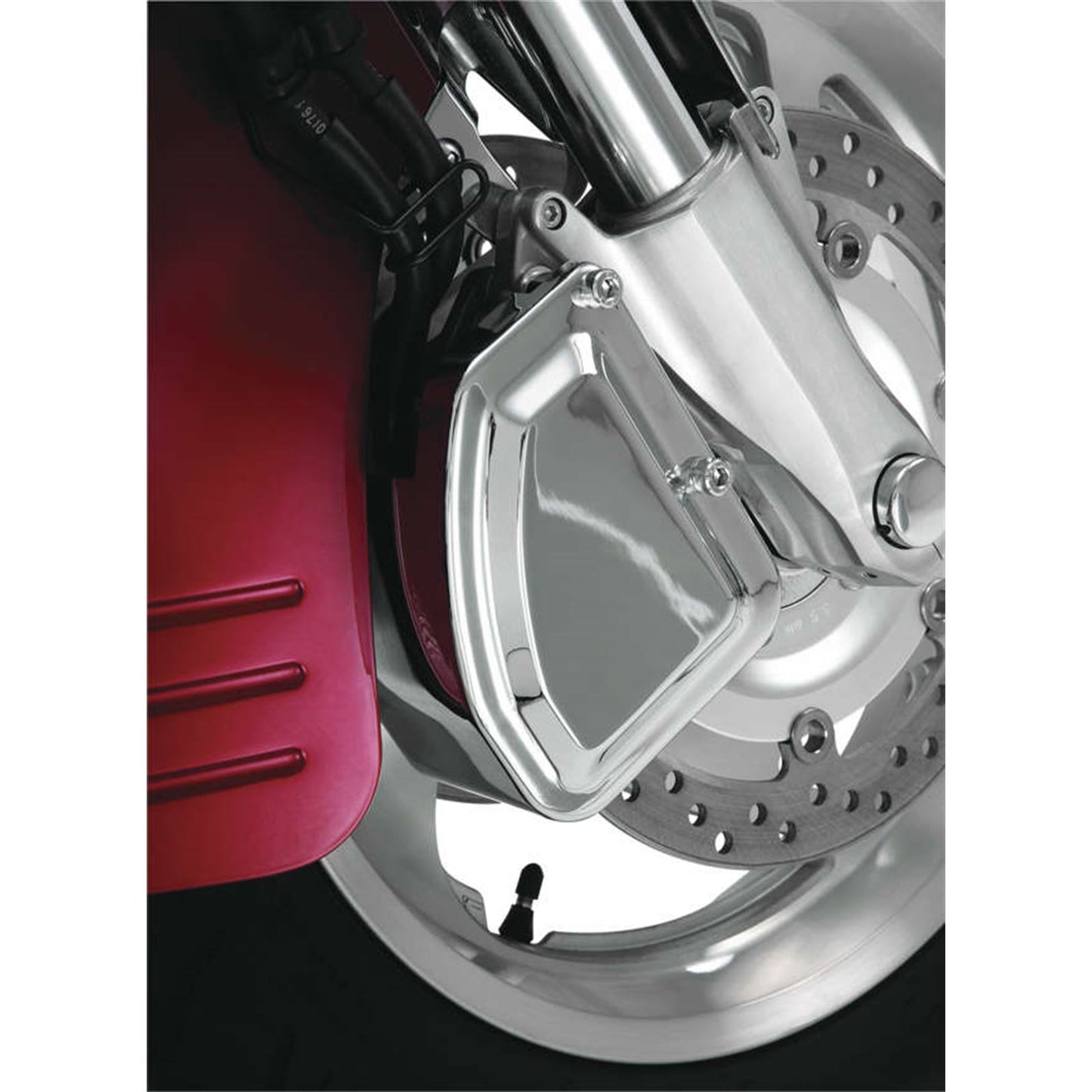 Show Chrome Stepped Front Caliper Cover 55-107R_988537