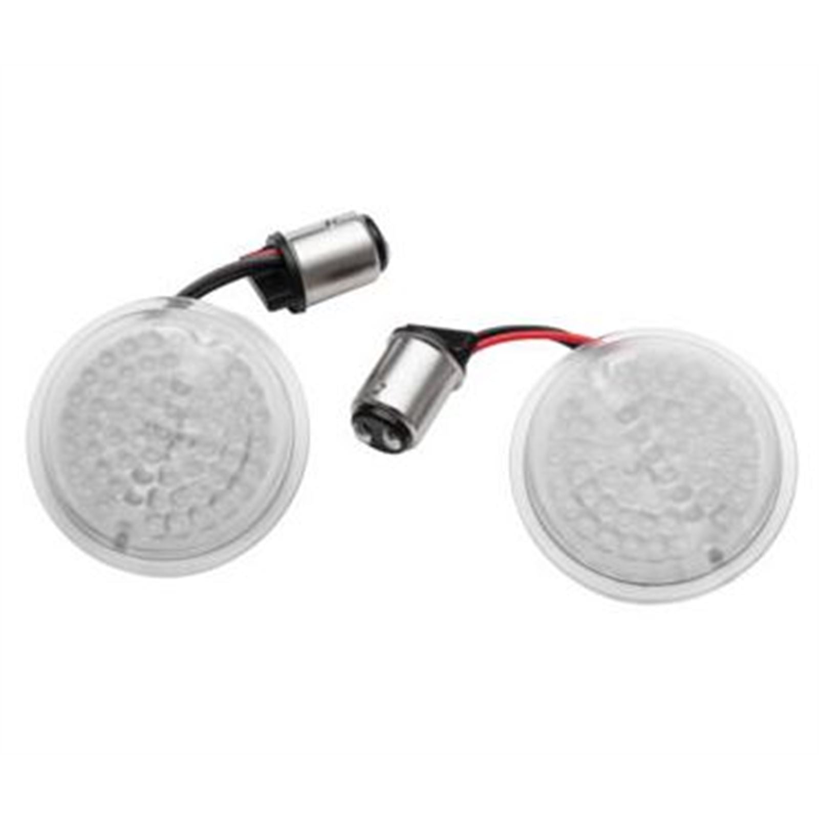 Kuryakyn LuminEZ LED Rear Turn Signal Inserts for Harley-Davidson Rear, 1157, Red 2938_708642