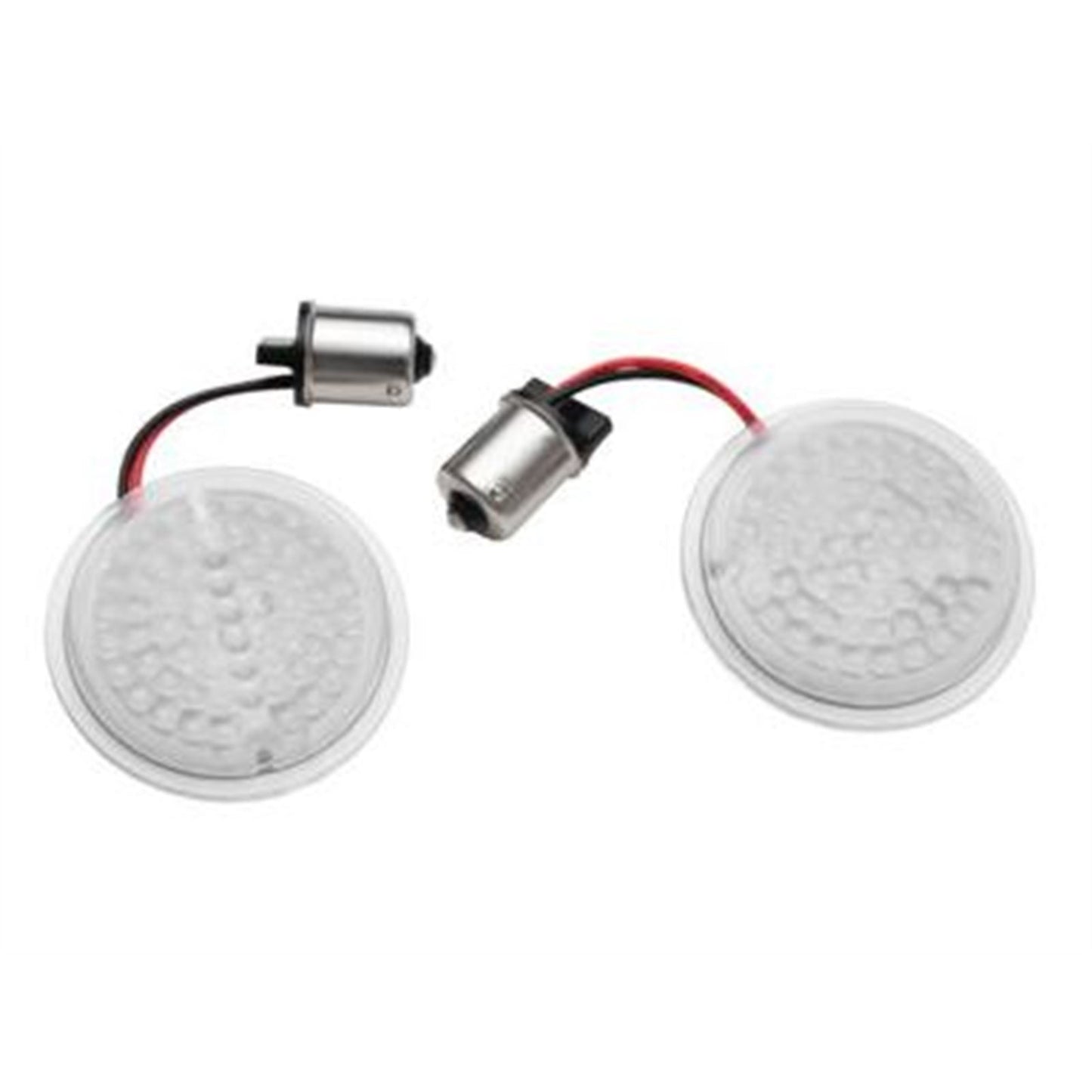 Kuryakyn LuminEZ LED Rear Turn Signal Inserts for Harley-Davidson Rear, 1156, Red 2939_708629