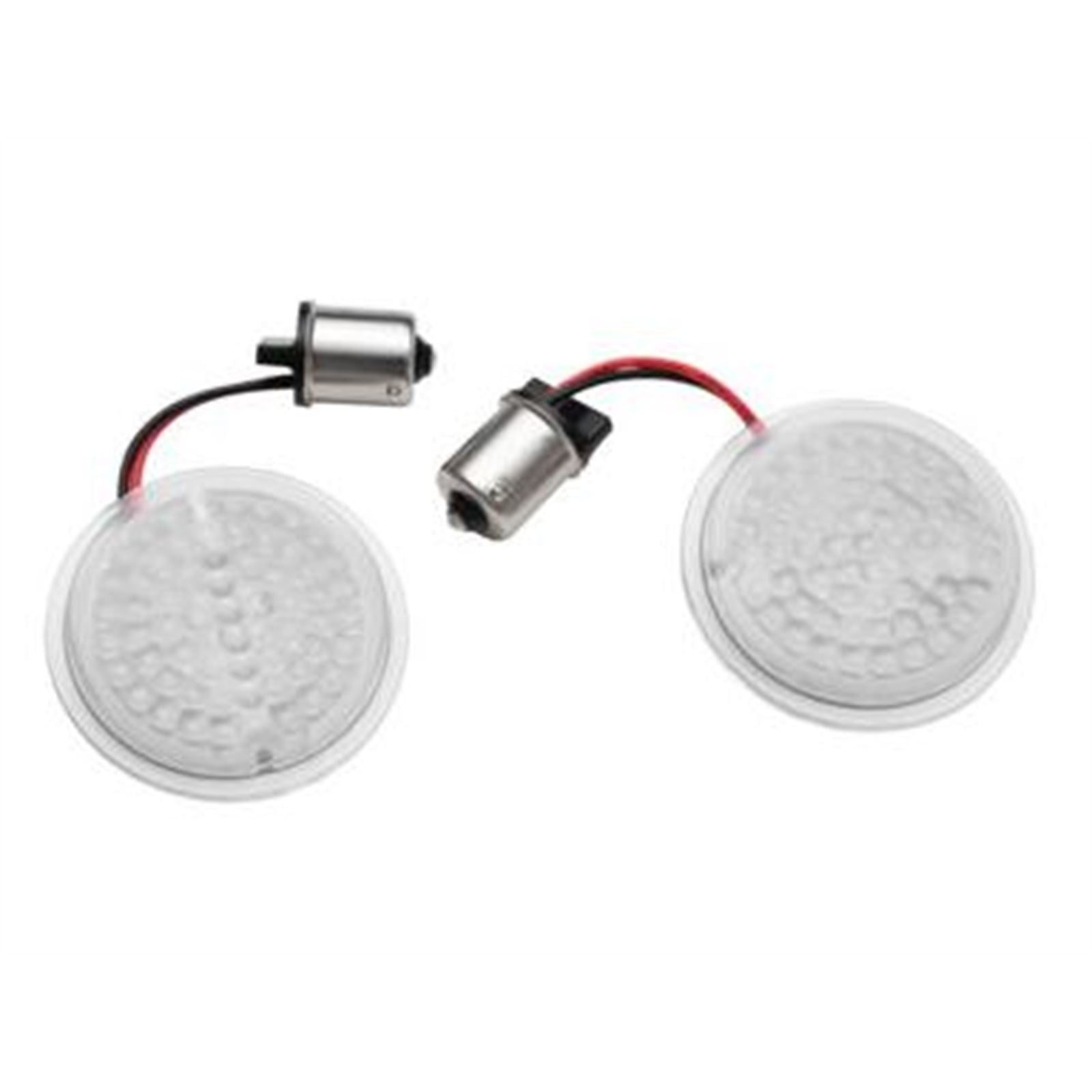 Kuryakyn LuminEZ LED Rear Turn Signal Inserts for Harley-Davidson Rear, 1156, Red 2939_708629