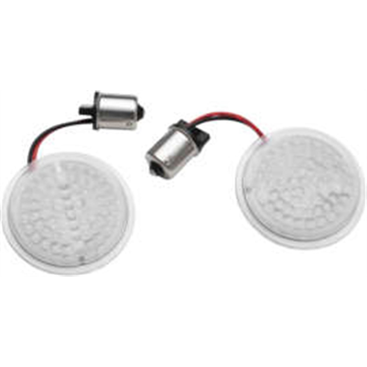 Kuryakyn LuminEZ LED Rear Turn Signal Inserts for Harley-Davidson Rear, 1156, Red 2939_993299